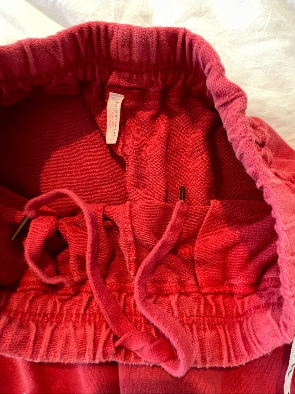 Free People Red Elastic Waist Jogger - Picture 12 of 13